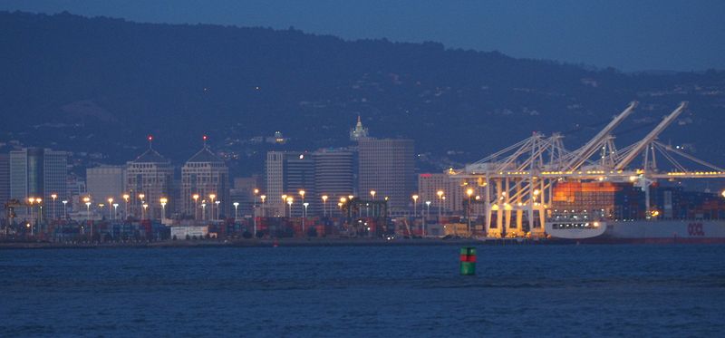 Oakland docks